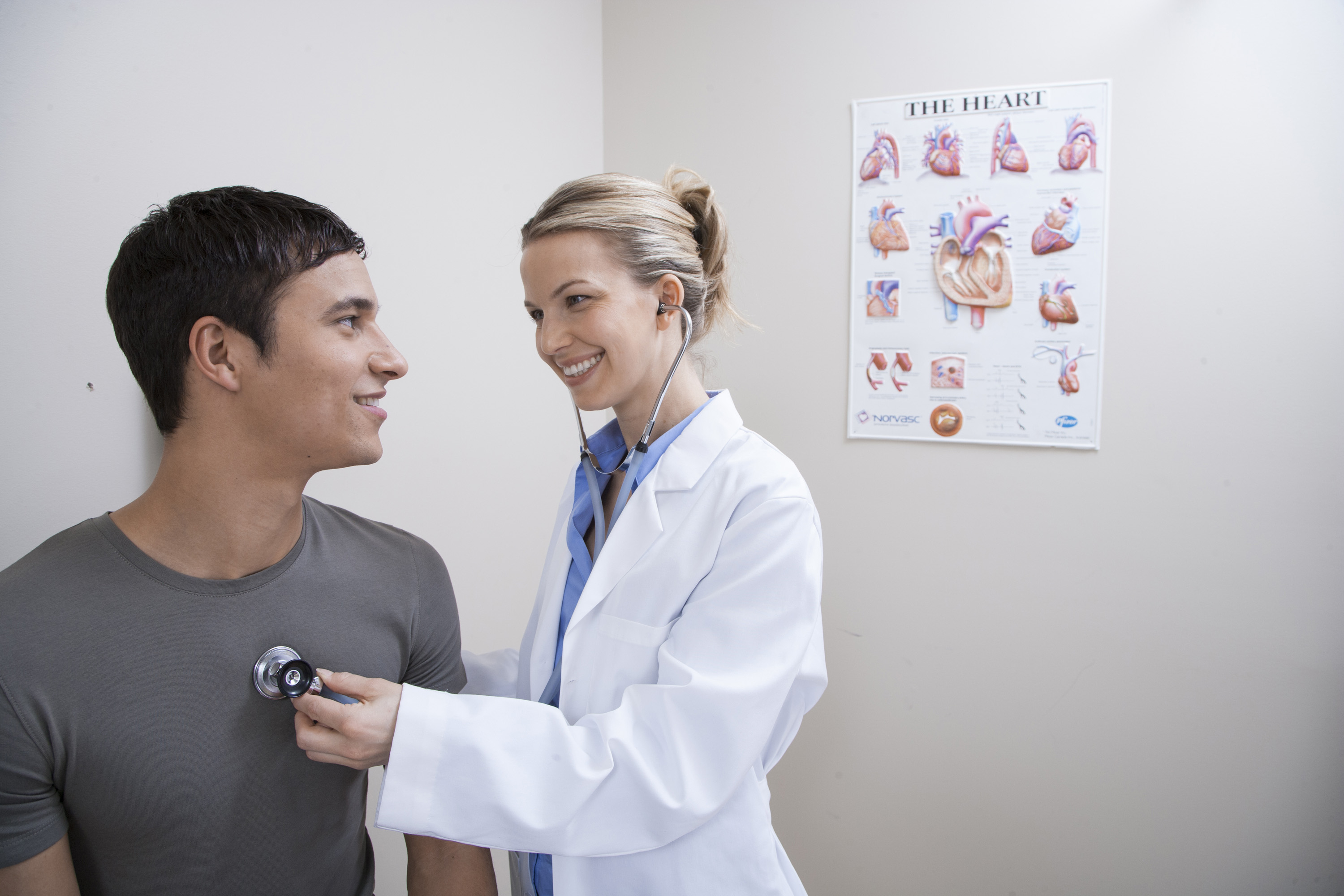 Doctor with patient