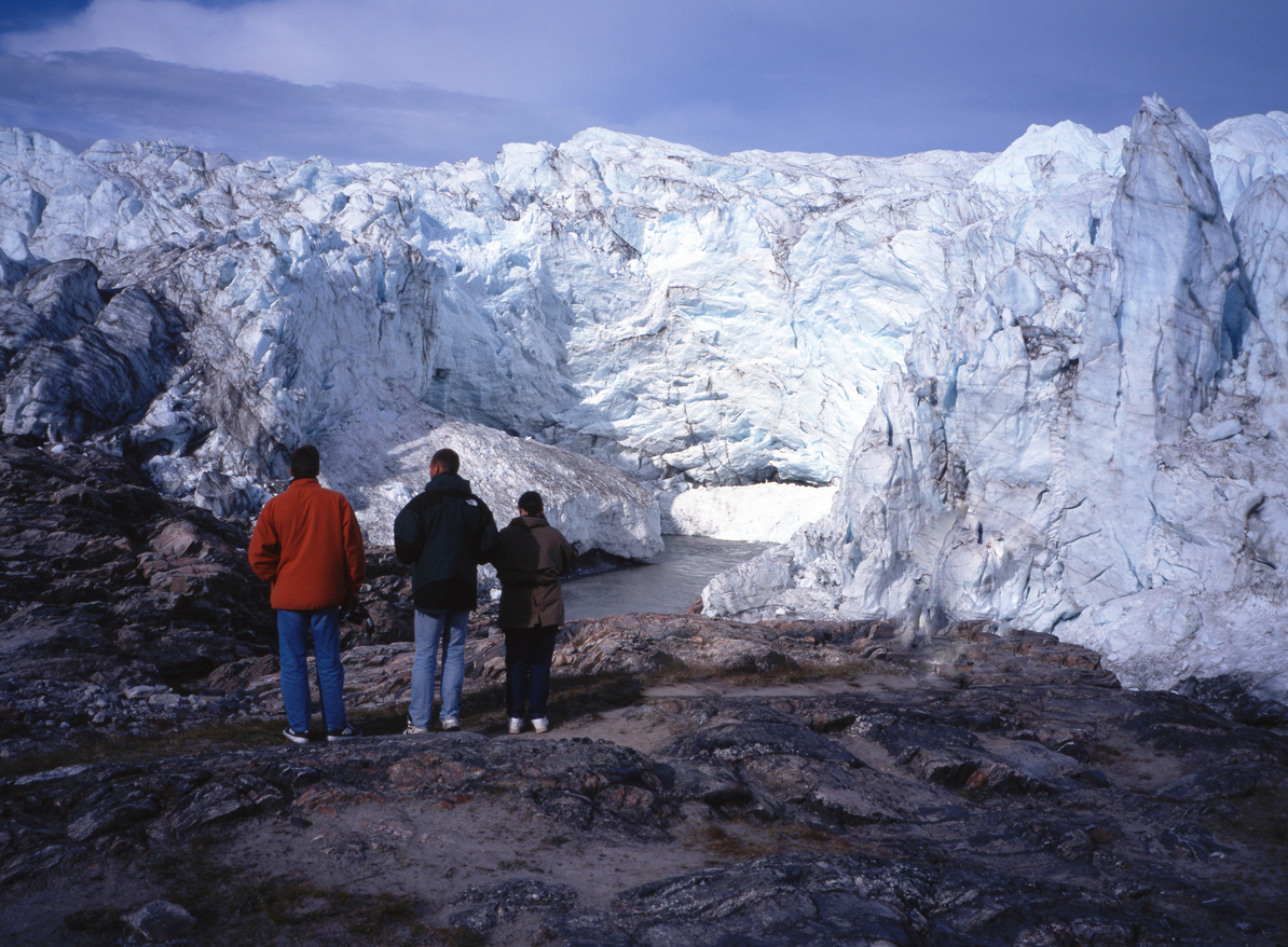 A Glacier in Greenland