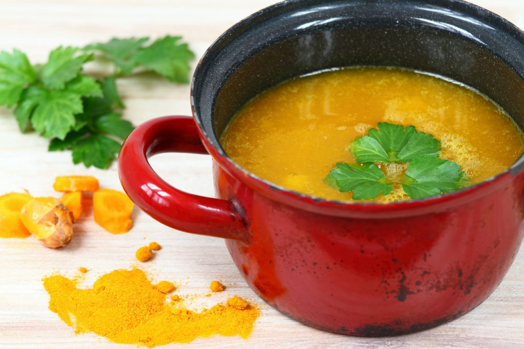 Turmeric soup