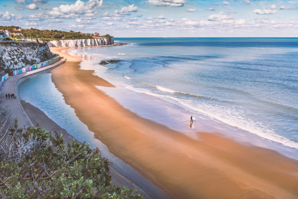 Stone Bay, Broadstairs at mid tide