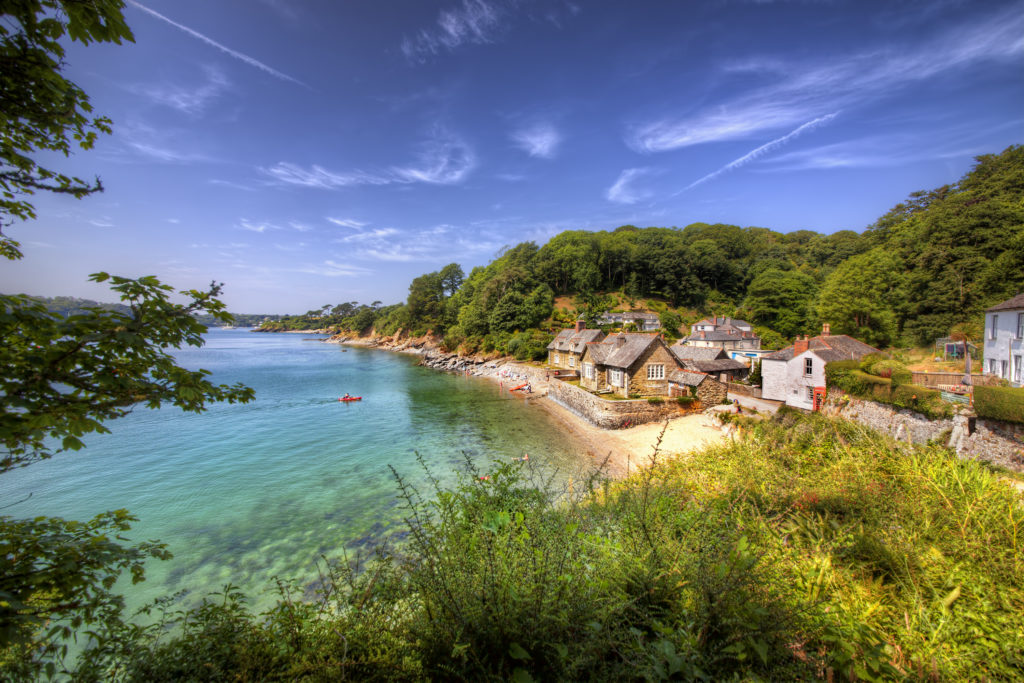 Cornish Village in the Summer