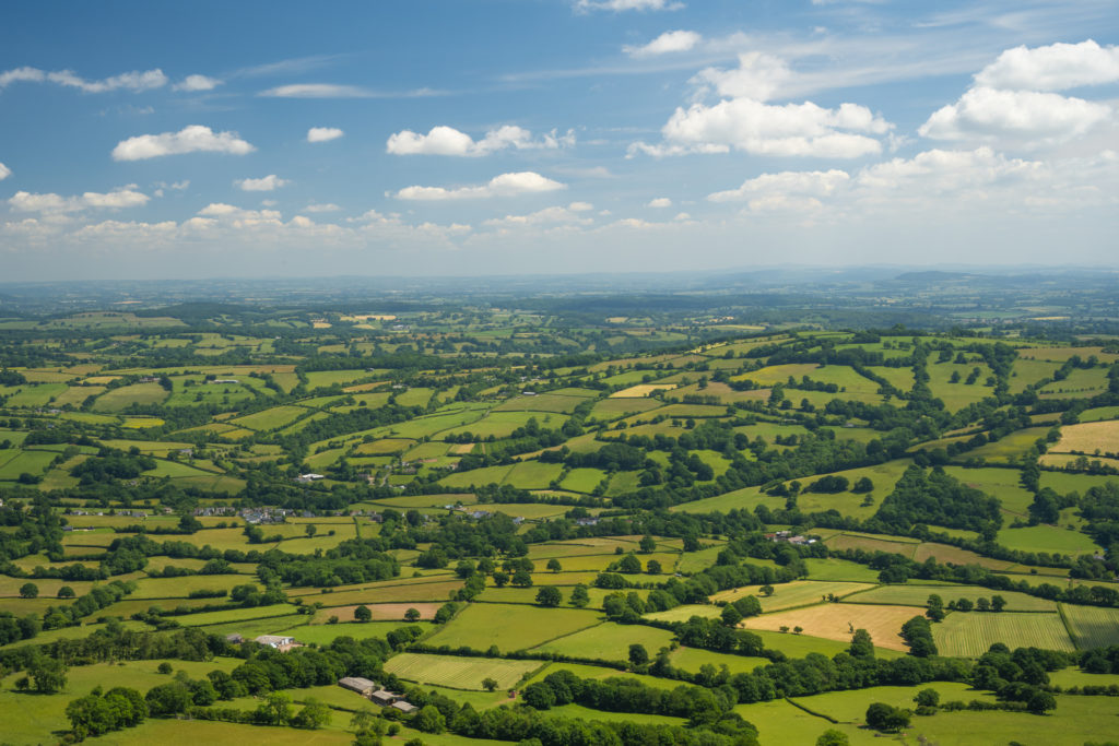 Black Mountains in Wales