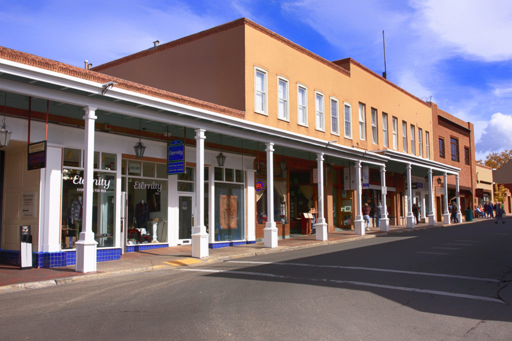Undercover storefronts in Santa Fe