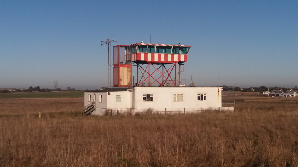 Disused control tower at Manston