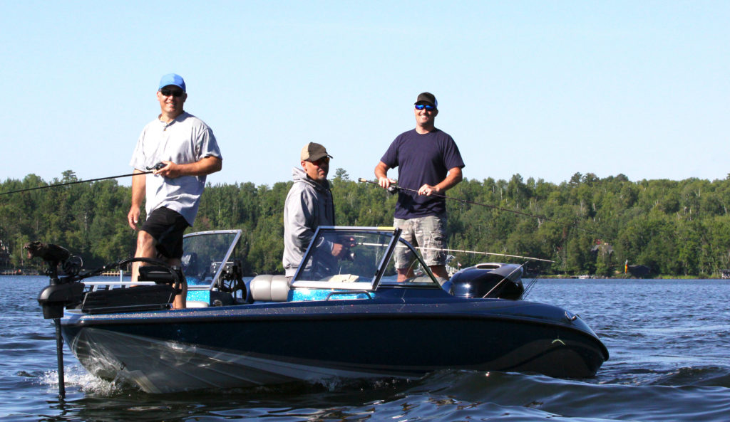 Business Meeting While Fishing in Minnesota