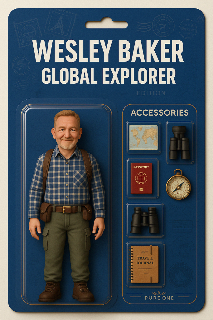 Wesley Baker as an Action Man